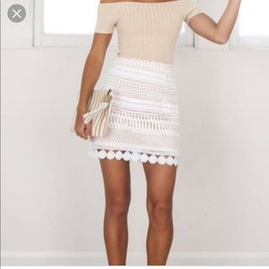 SHOWPO lace shirt size 10. Never worn! Tags on!